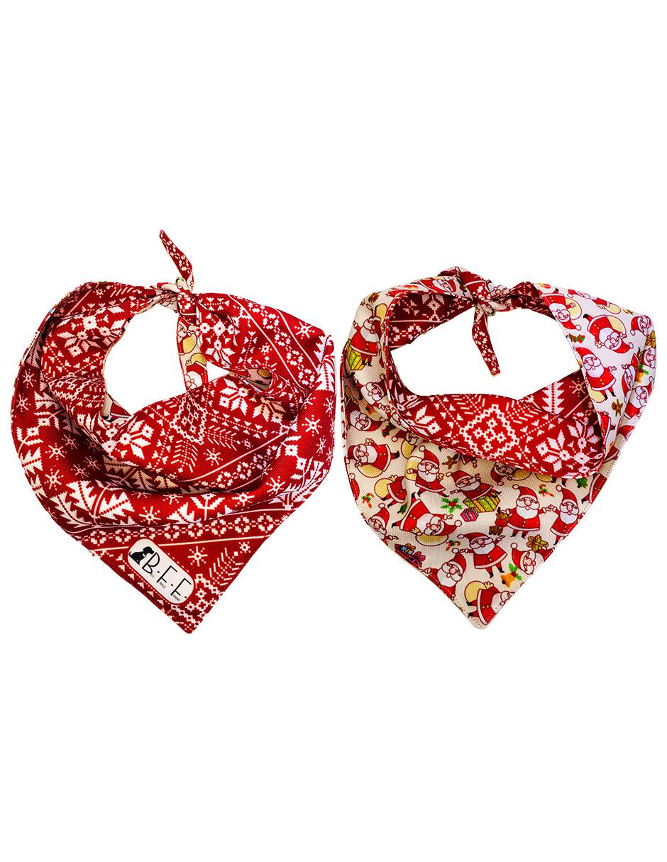 Set de 3 bandanas doble vista para mascotas 5