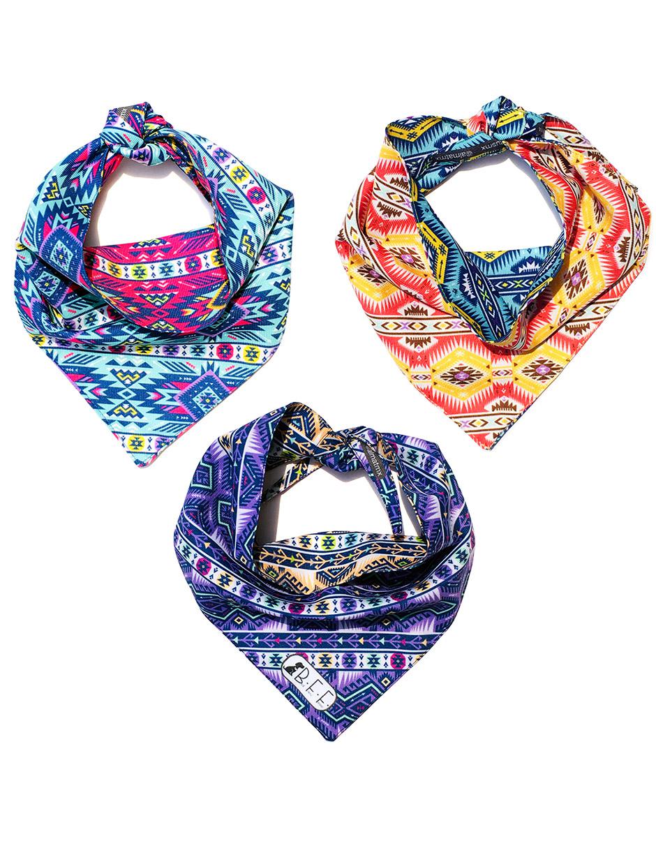 Set de 3 bandanas doble vista para mascotas 3