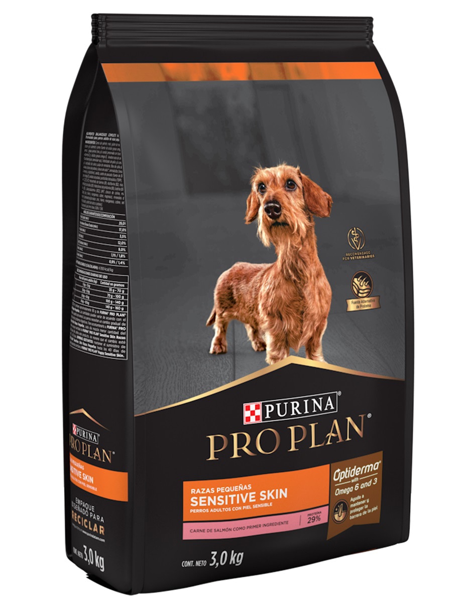 Croqueta de salmón para perro raza pequeña etapa adulto contenido individual 3 kg 3