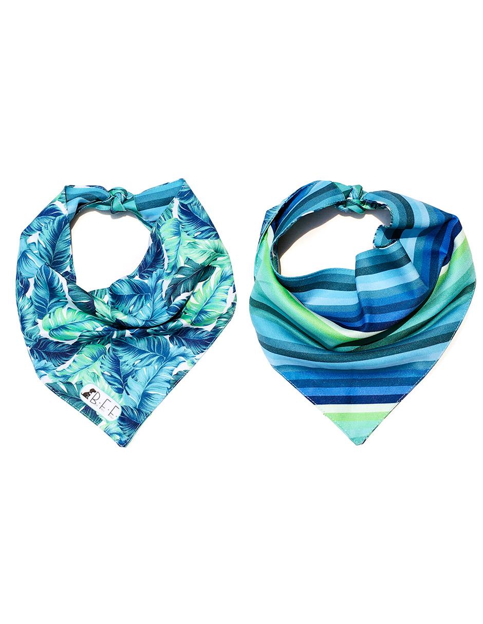 Kit de 3 bandanas artesanales doble vista para Perro 5