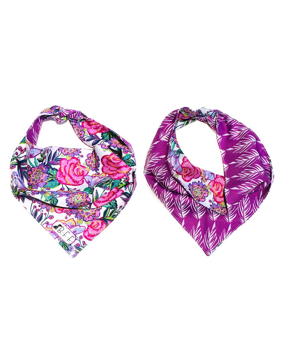 Kit de 3 bandanas artesanales doble vista para Perro 5