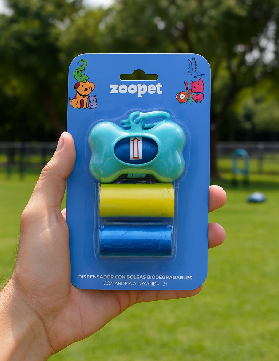 PORTA BOLSAS ZOOPE, ESTÁNDAR, AMARILLO