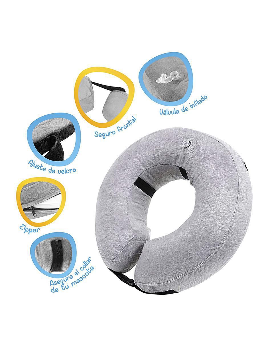 Collar Isabelino Inflable para perro y gato 5