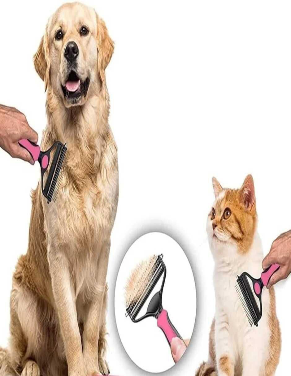 Cepillo de acero inoxidable para perro y gato 2