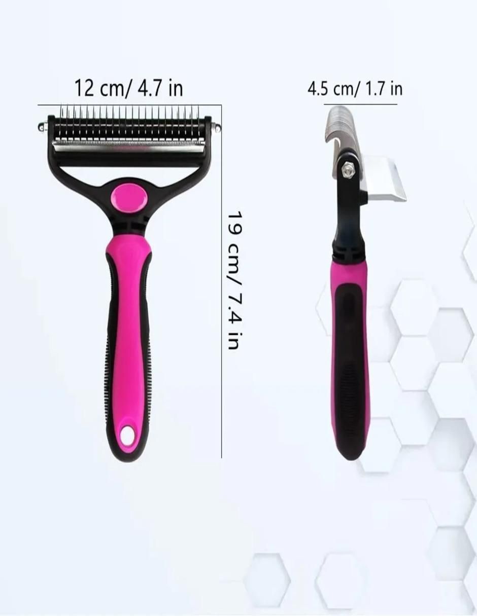 Cepillo de acero inoxidable para perro y gato 3