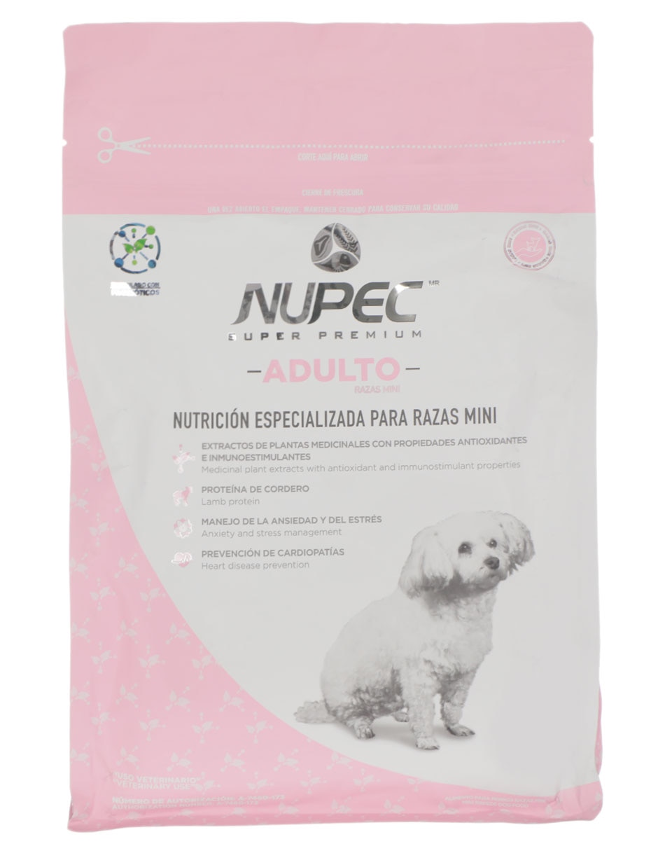 Croqueta de cordero para perro raza miniatura etapa adulto contenido individual