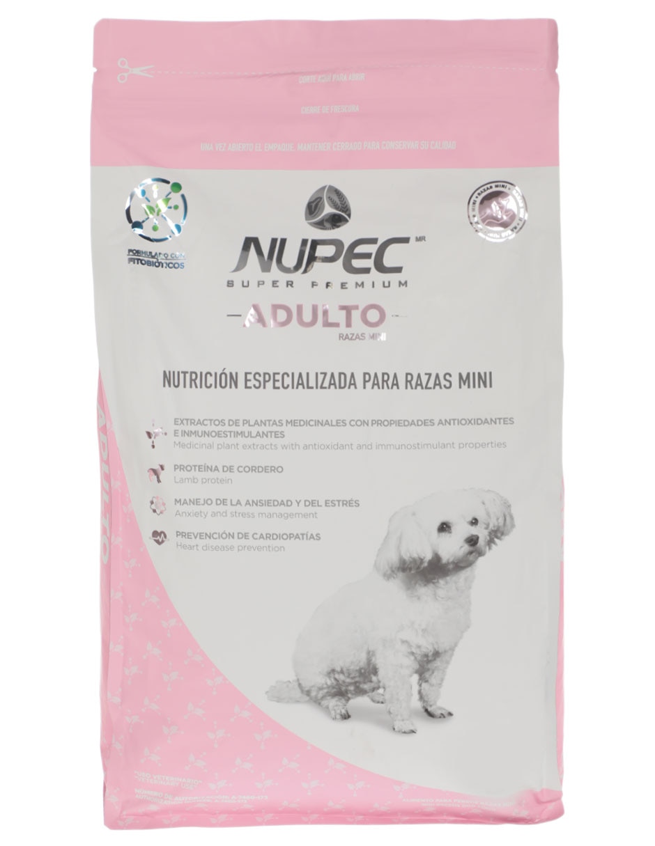 Croqueta de cordero para perro raza miniatura etapa adulto contenido individual