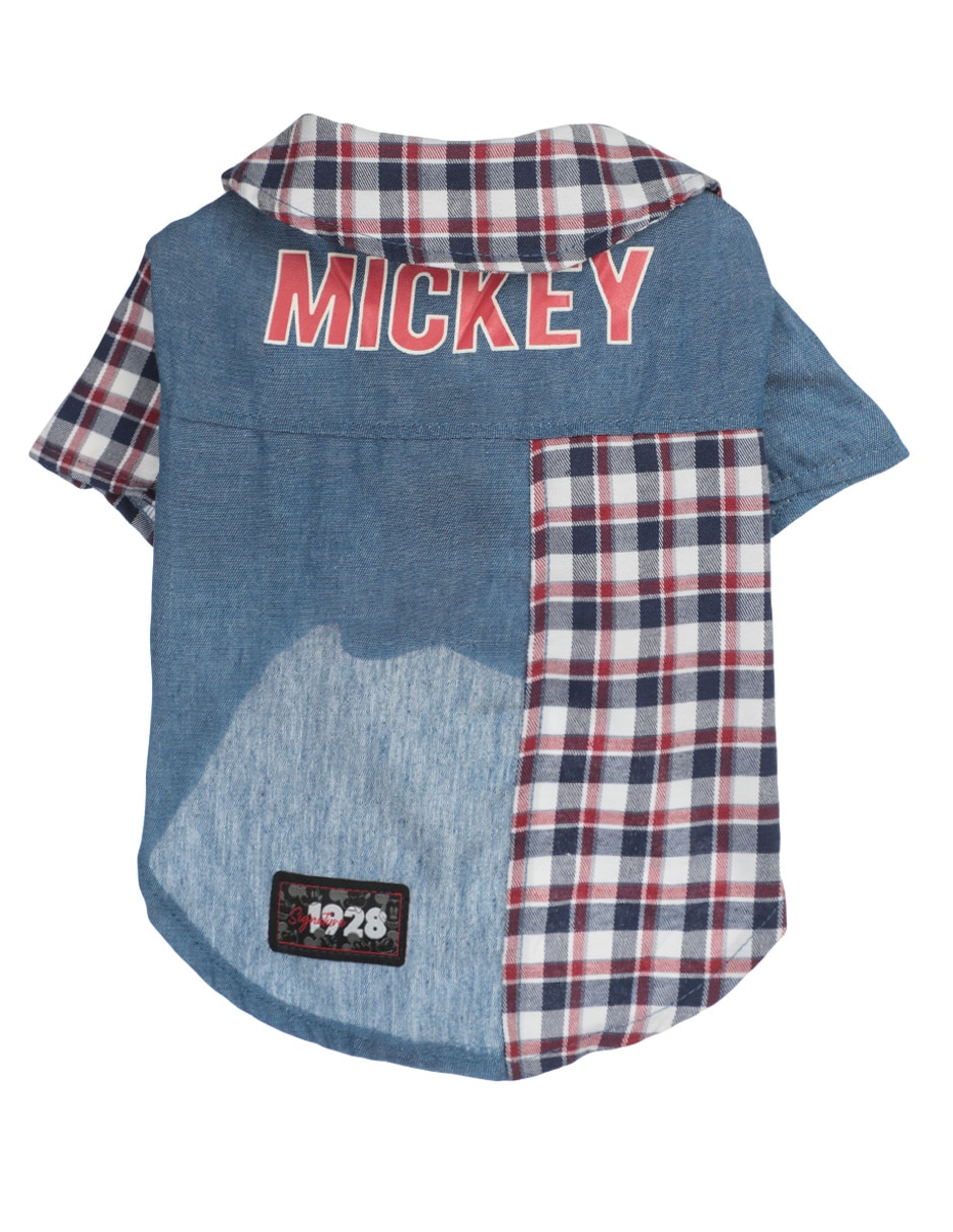 Camisa para perro Mickey Denim 1