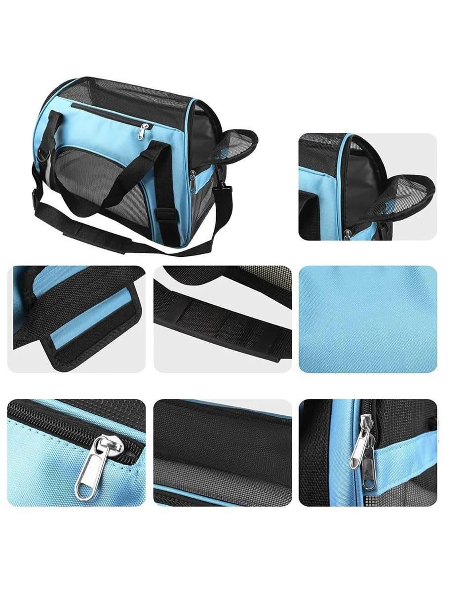 Bolsa transportadora para perro y gato de tela 3