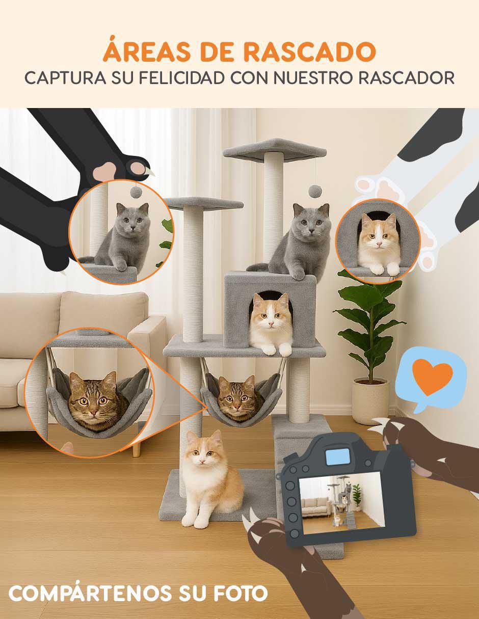 Mueble rascador para gato Gatirena 13