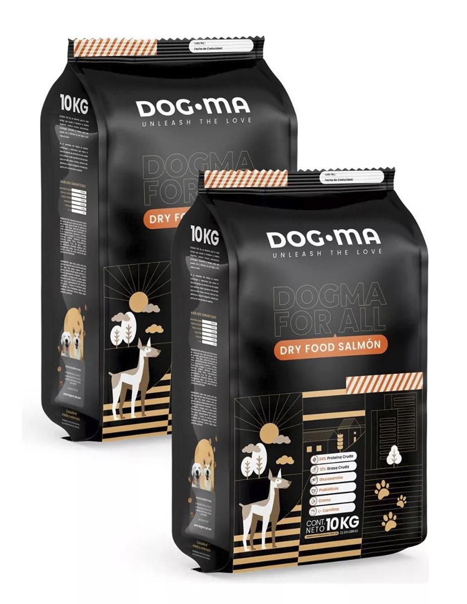 Croqueta de Salmón para perro todas las etapas contenido 20 kg