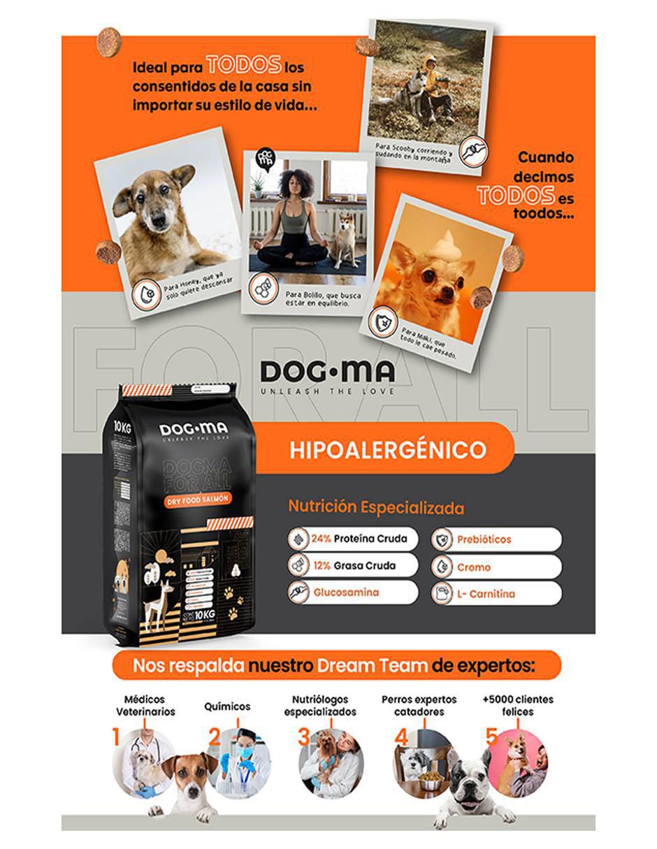 Croqueta de Salmón para perro todas las etapas contenido 20 kg 6