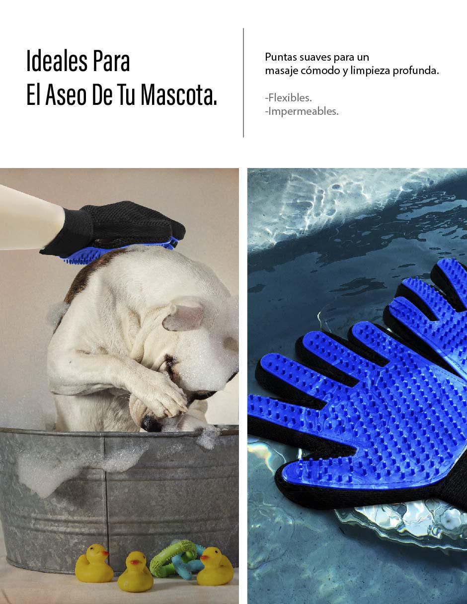Guante limpiador de silicón para mascota 7