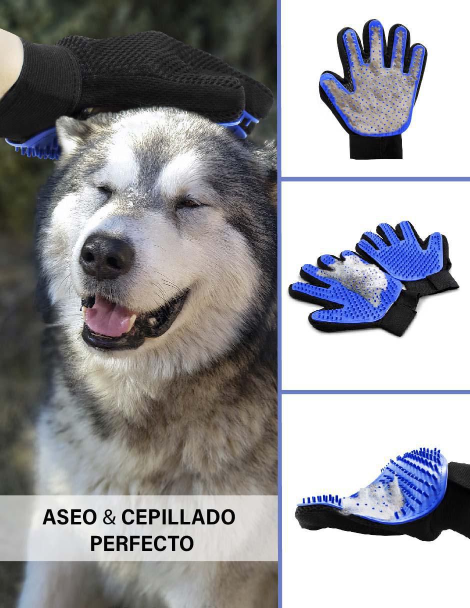 Guante limpiador de silicón para mascota 8