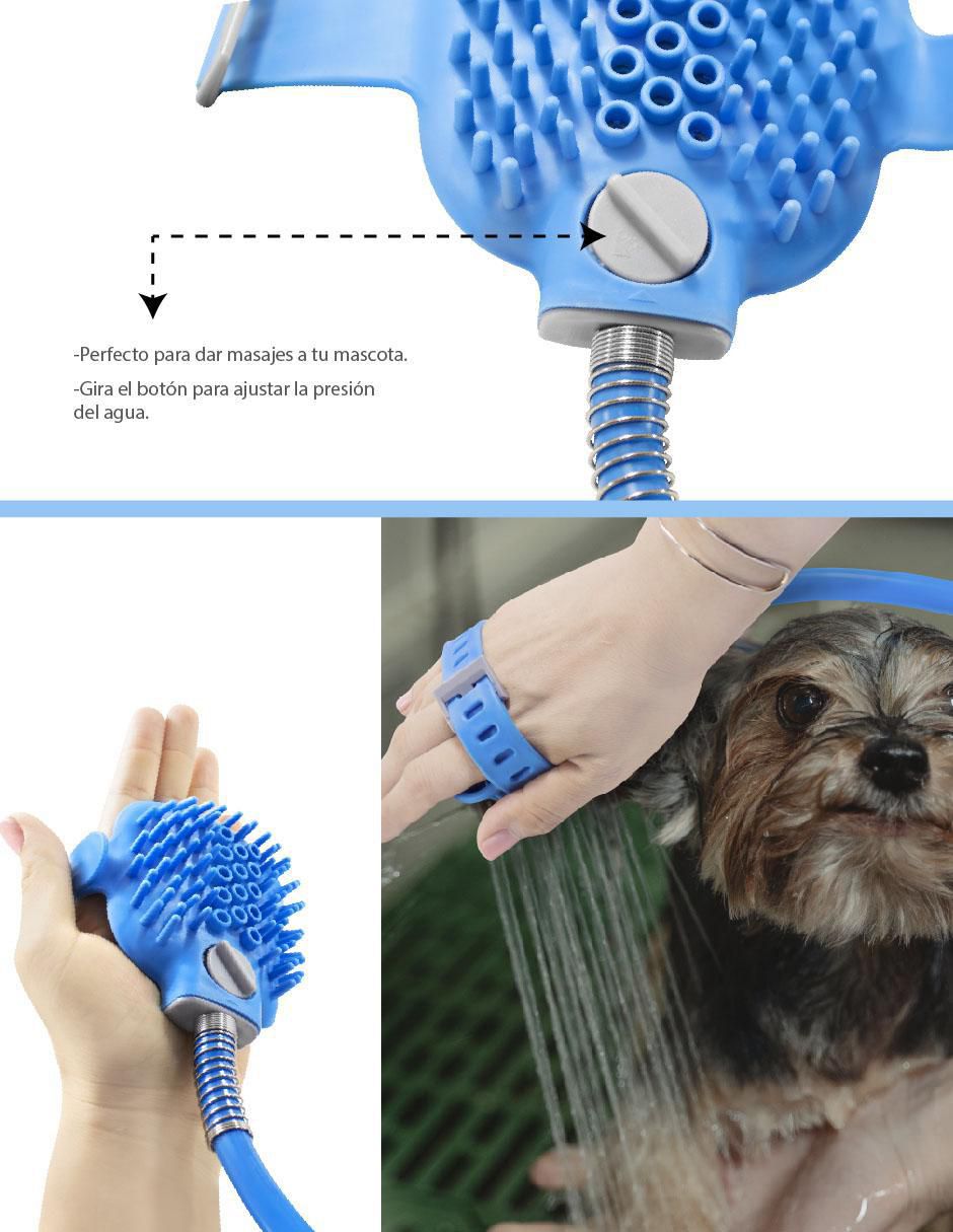Guante de silicón para mascota 7