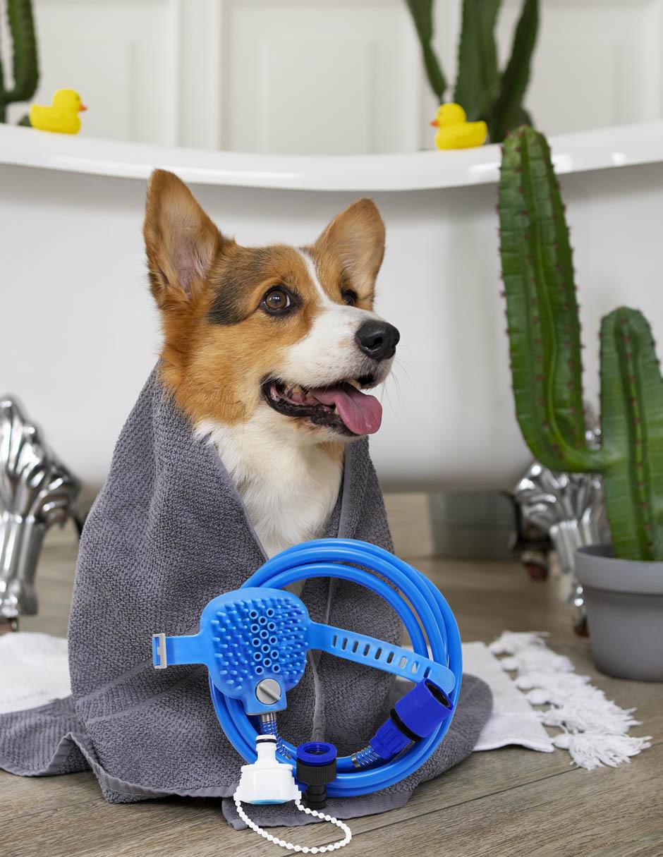 Guante de silicón para mascota 9