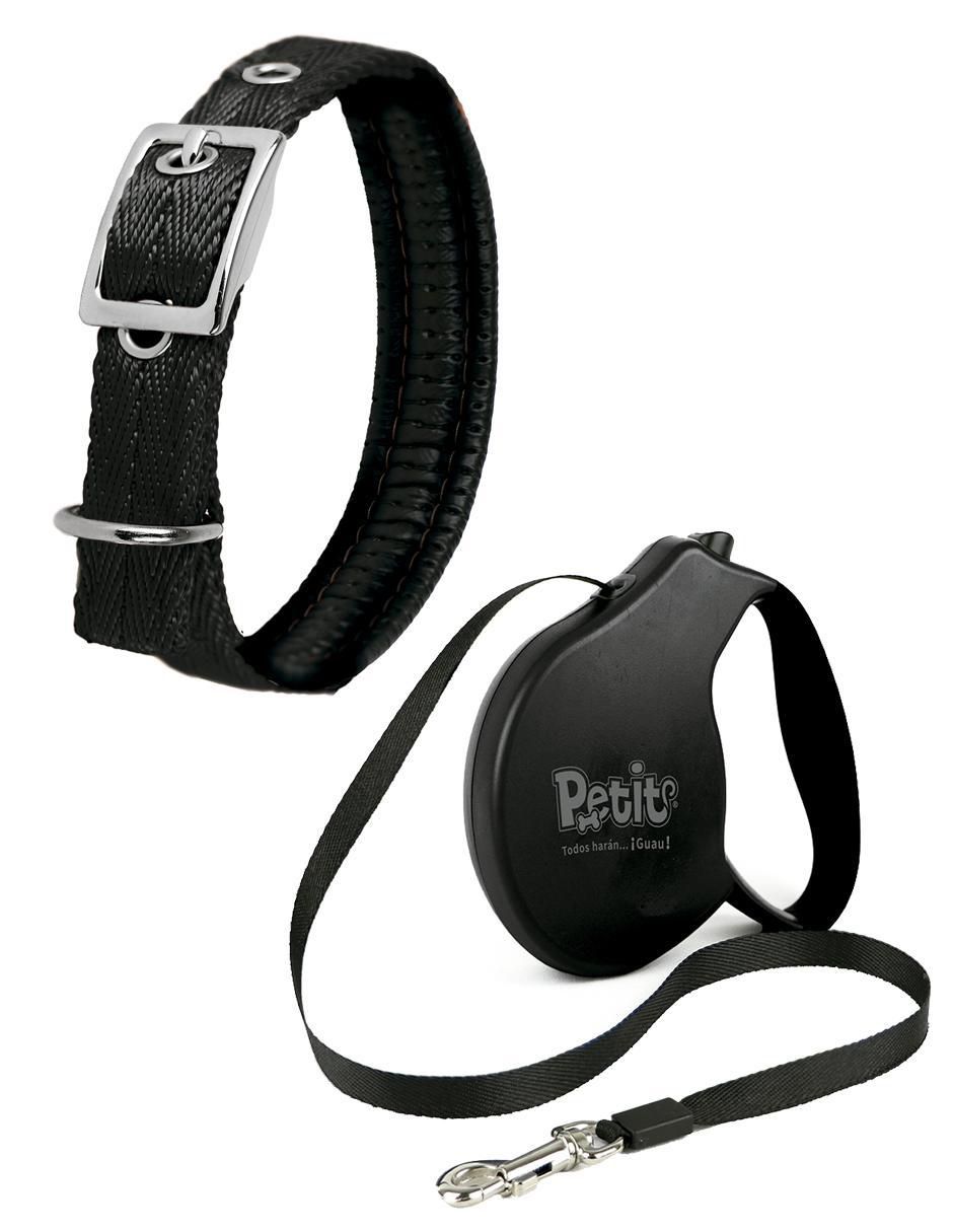 Correa y collar de poliéster para perro Correa y collar de poliéster para perro