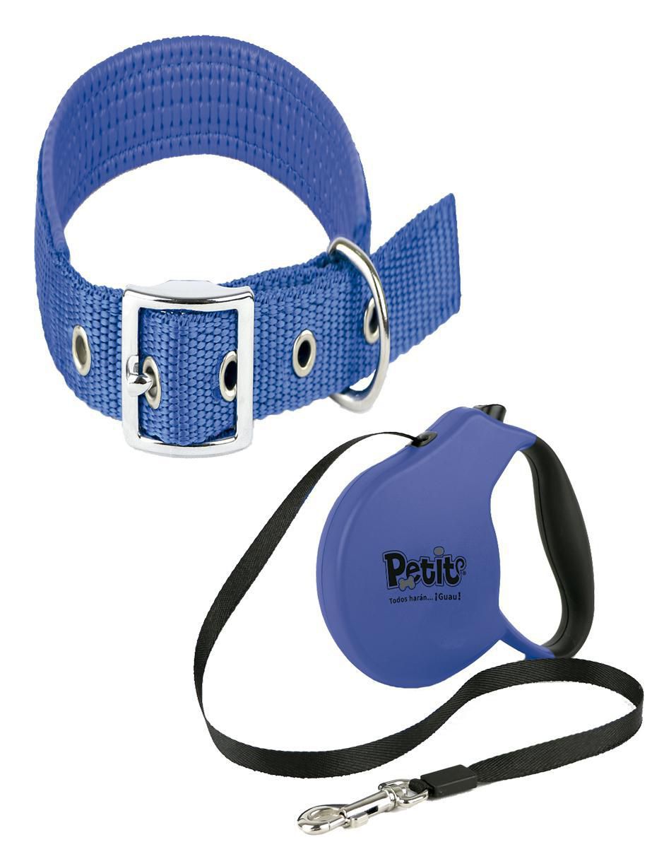 Correa y collar para perro