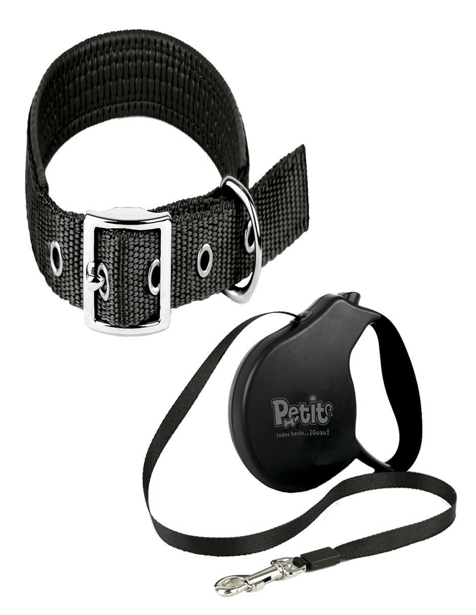 Correa y collar petits "de" poliéster "para" perro