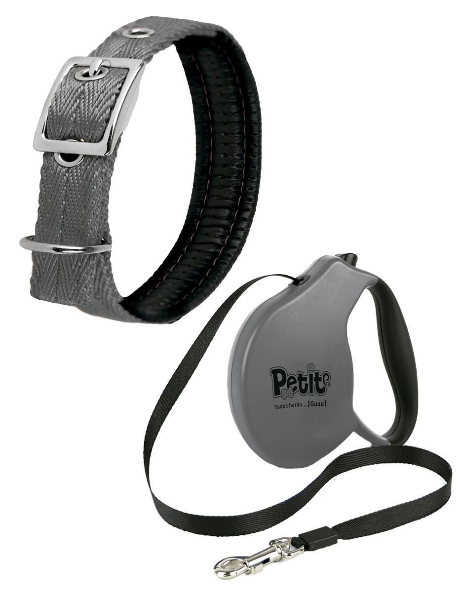 Correa y collar petits "de" poliéster "para" perro
