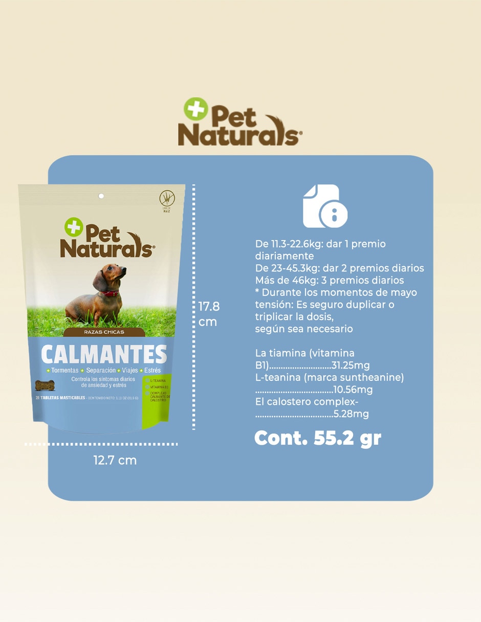 Calmante para mascota para perros 31.5 g 7