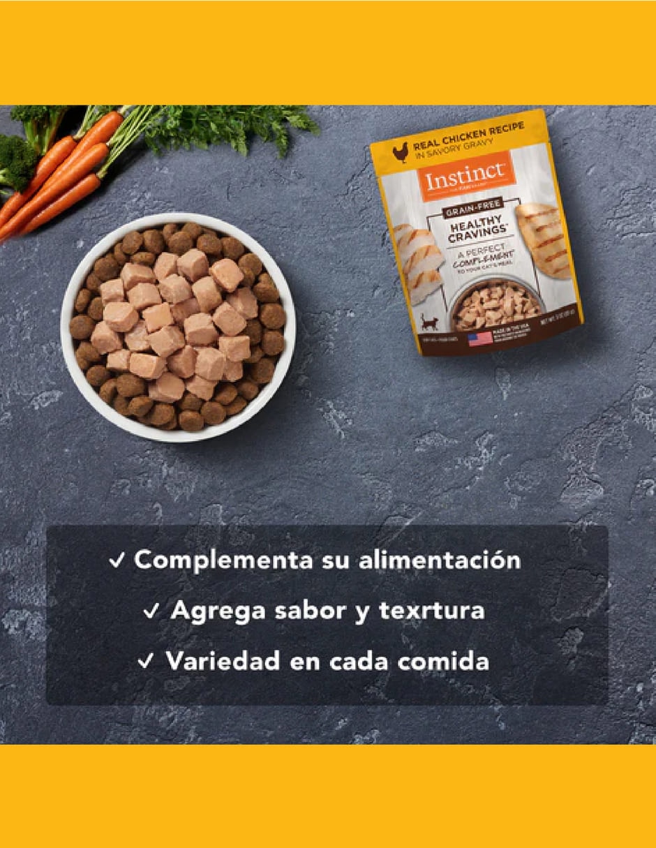 Alimento húmedo de Pollo para gato etapa adulto contenido 85 g 6
