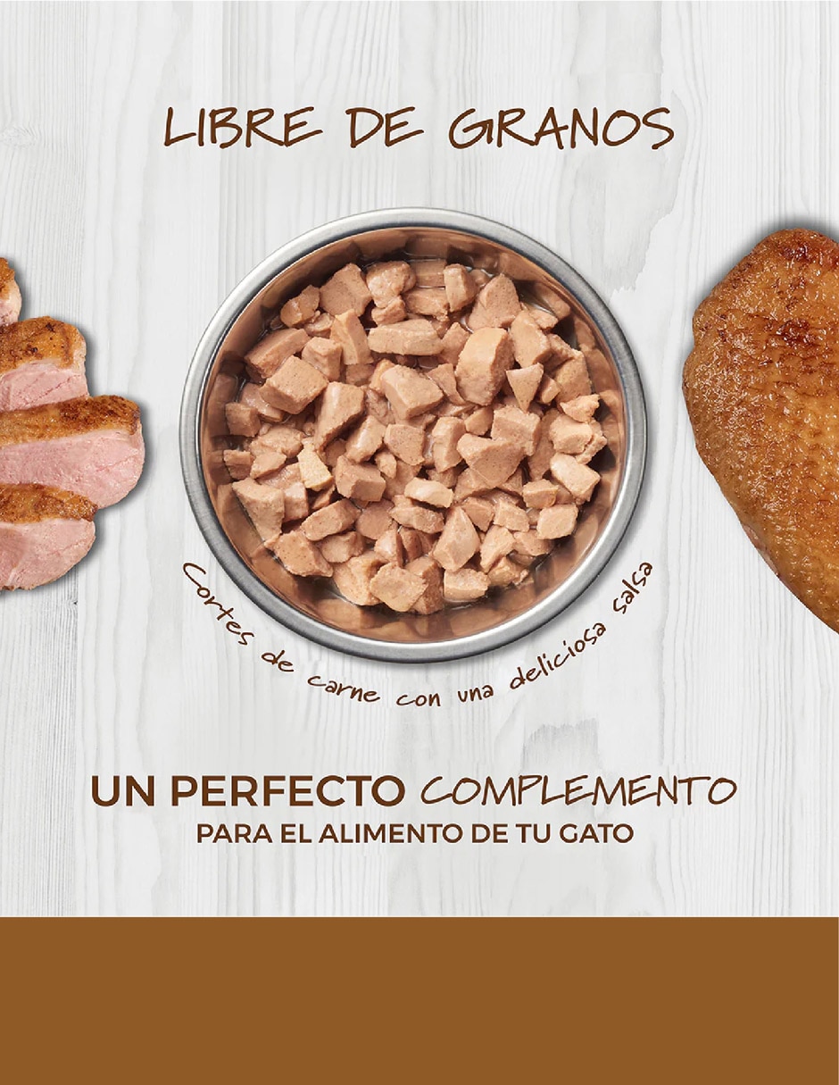 Alimento húmedo de Pato para gato todas las etapas contenido 85 g 3