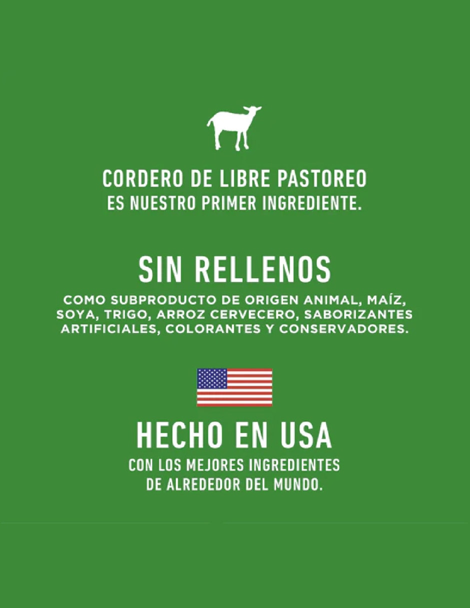 Croqueta de Cordero para perro todas las etapas contenido 10.9 kg 4