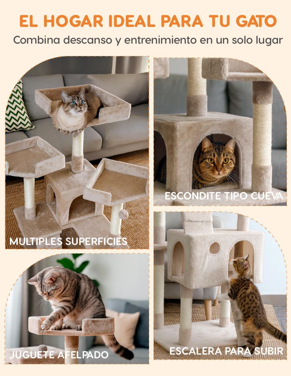 Mueble rascador para gato 4