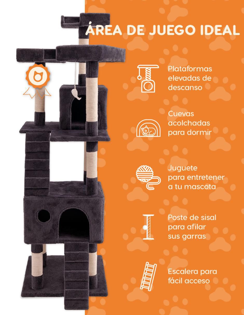 Mueble rascador "para" gato poli pets no aplica
