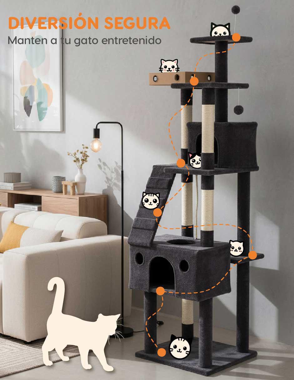 Mueble rascador para gato 2