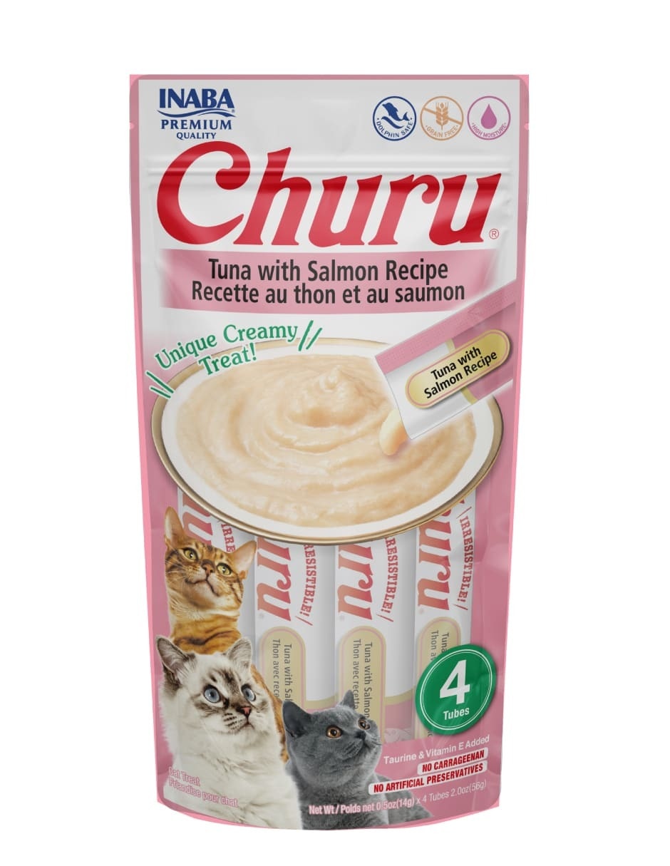 Premio de salmón para gato