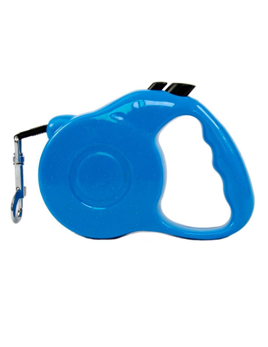 Correa extensible de plástico para perro