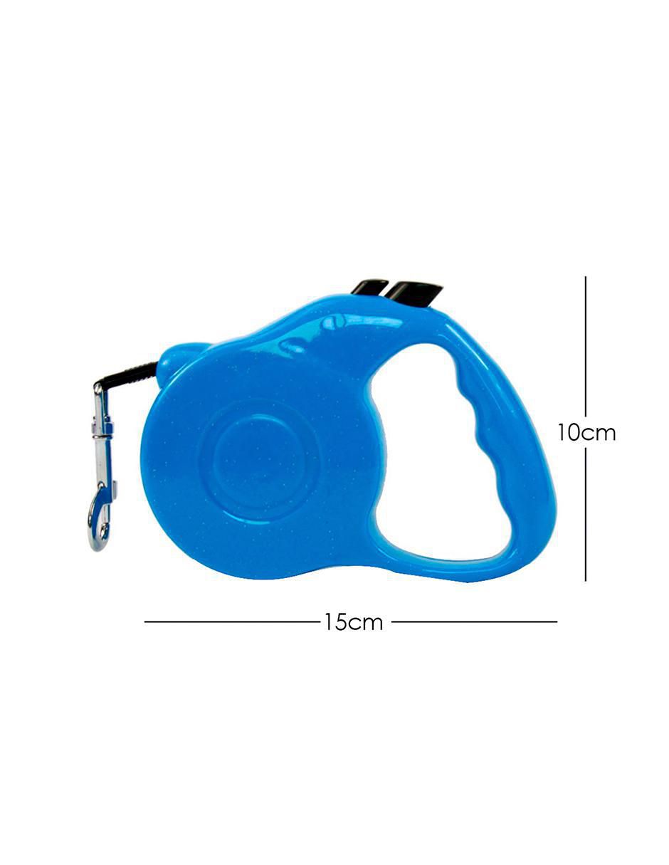 Correa extensible de plástico para perro 8