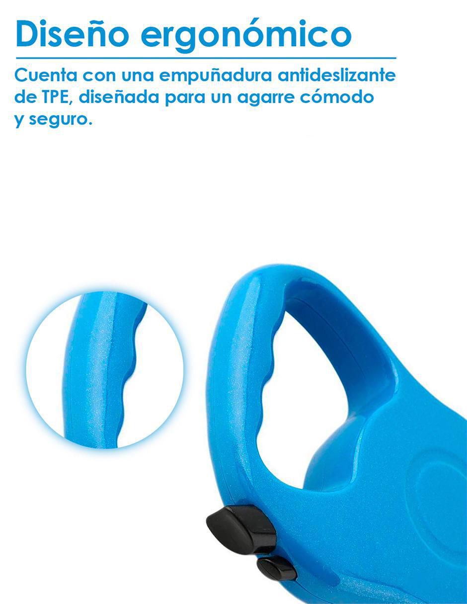 Correa extensible de plástico para perro 5