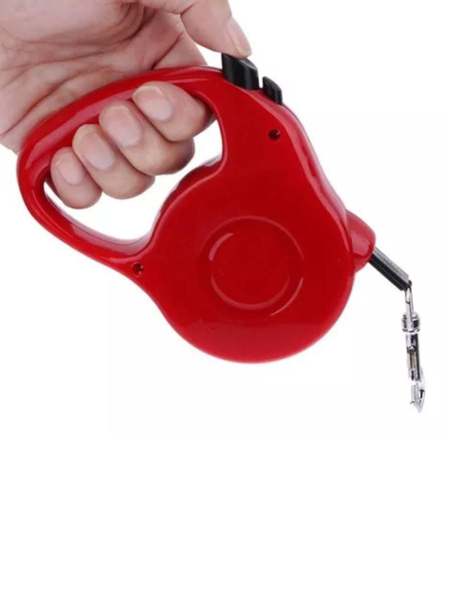 Correa extensible de plástico para perro 2