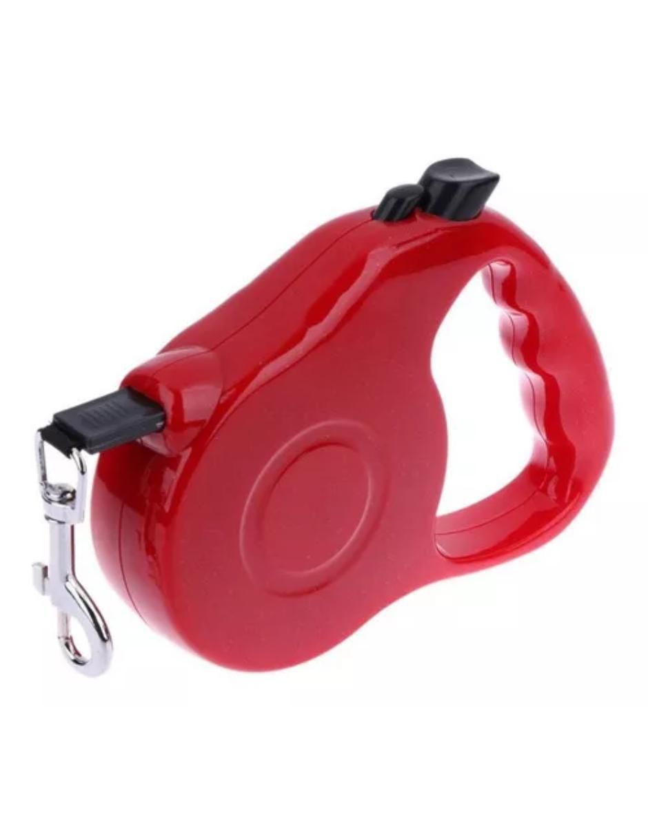 Correa extensible de plástico para perro 3