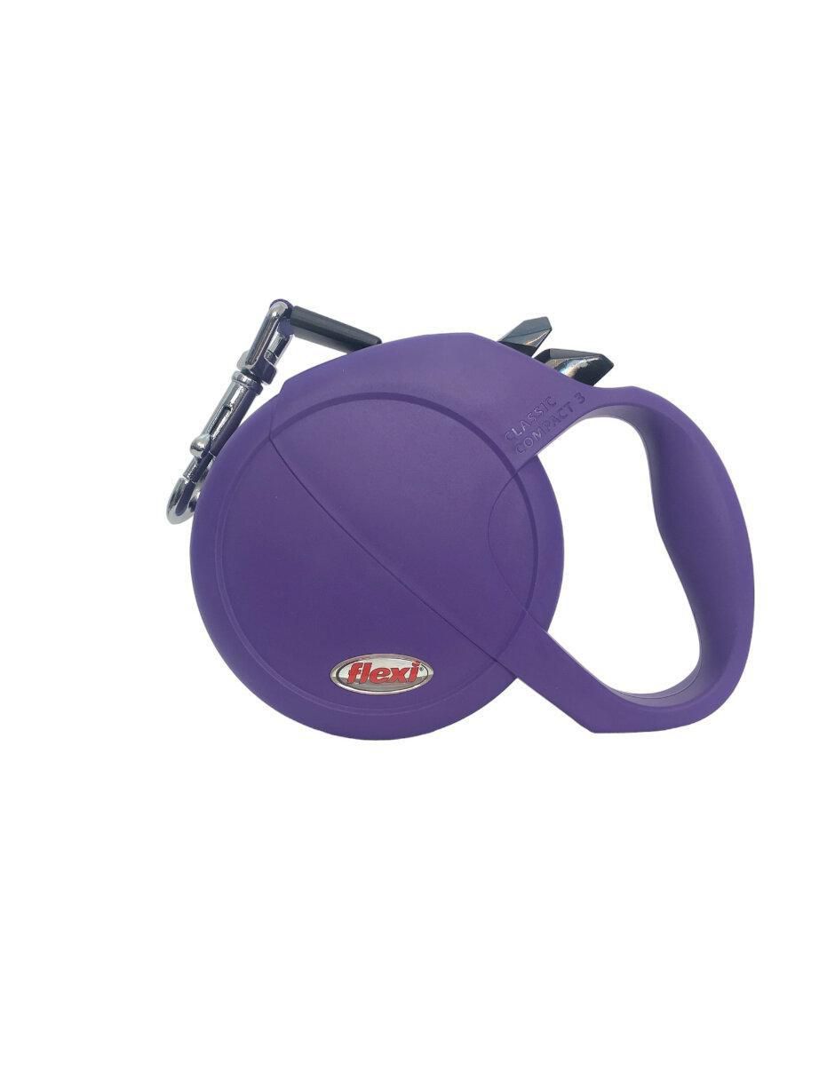 Correa extensible de plástico para perro