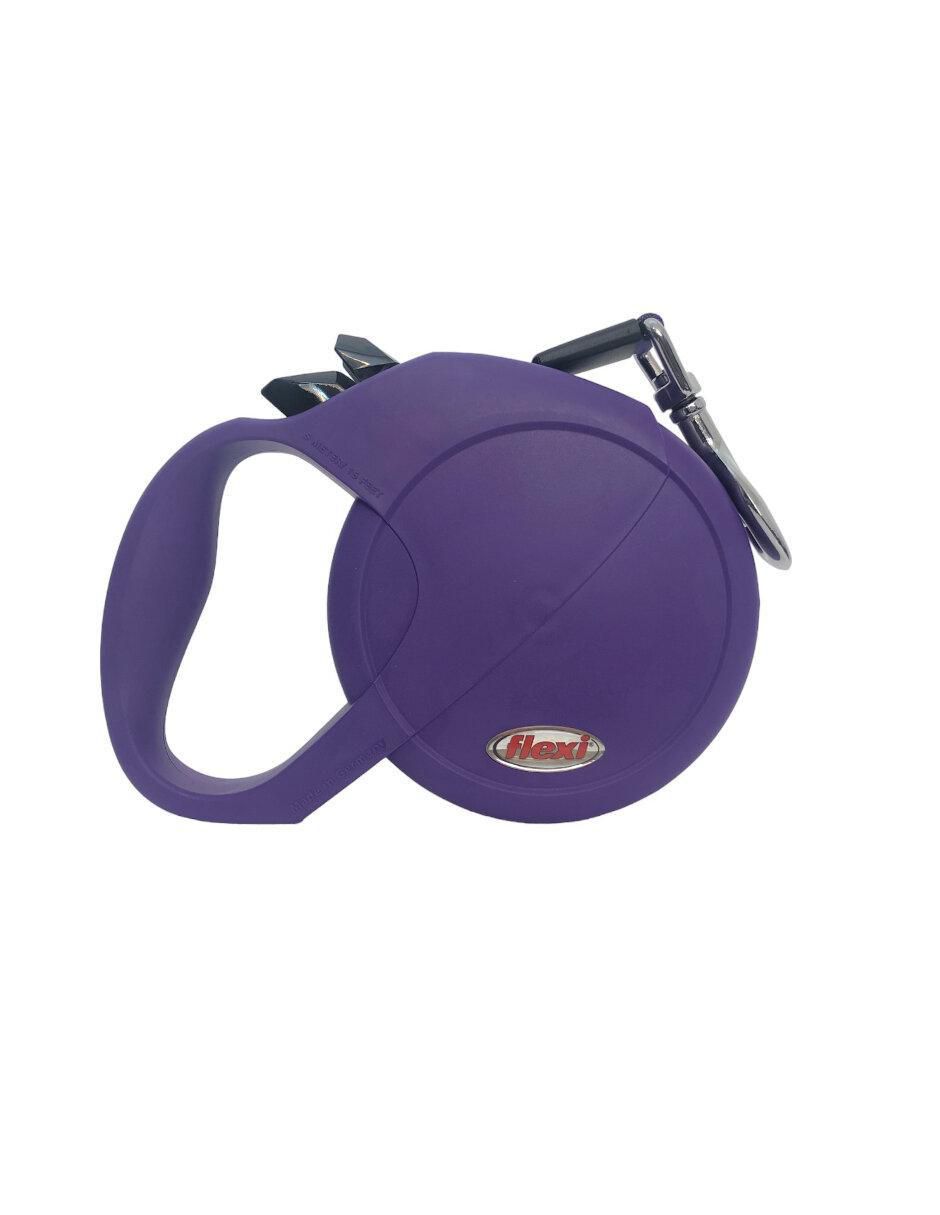 Correa extensible flexi "de" plástico "para" perro
