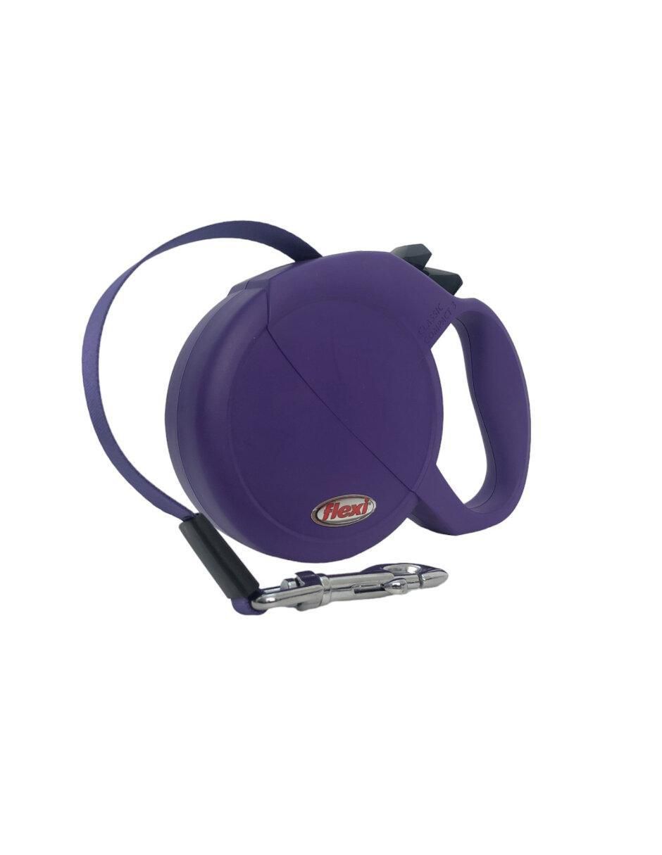 Correa extensible flexi "de" plástico "para" perro