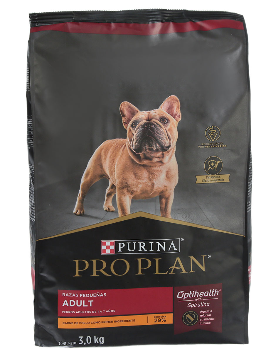 Croqueta de pollo para perro raza pequeña etapa adulto contenido individual 3 kg