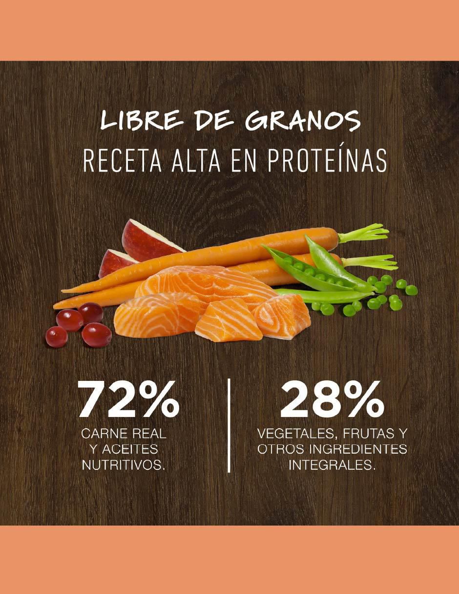 Croqueta de Salmón para perro todas las etapas contenido 1.8 kg 3
