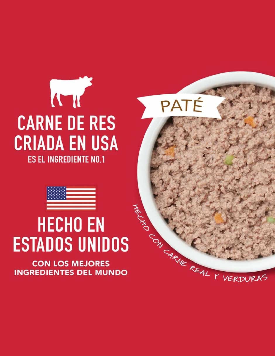 Alimento húmedo de Carne para perro todas las etapas contenido 374 g 4