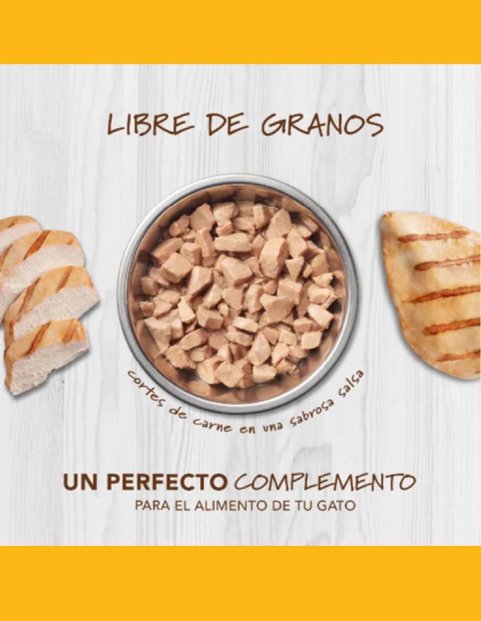 Alimento húmedo de Pollo para gato todas las etapas contenido 85 g 4