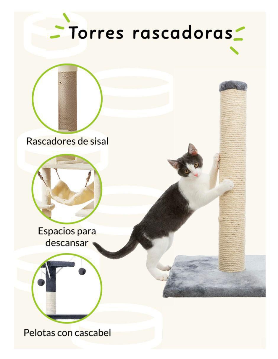 Mueble rascador "para" gato matchi sin temática