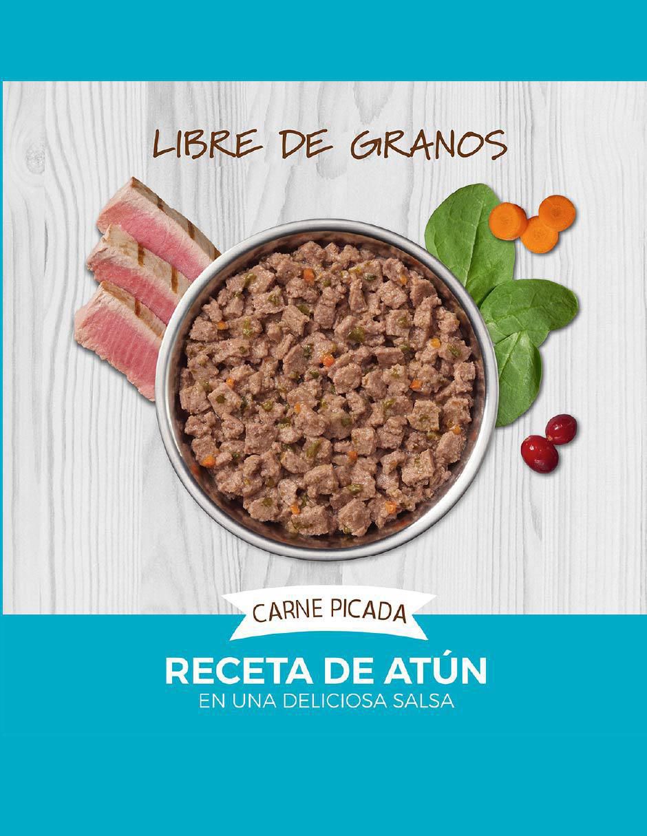 Alimento húmedo de Atún para perro todas las etapas contenido 99 g 4