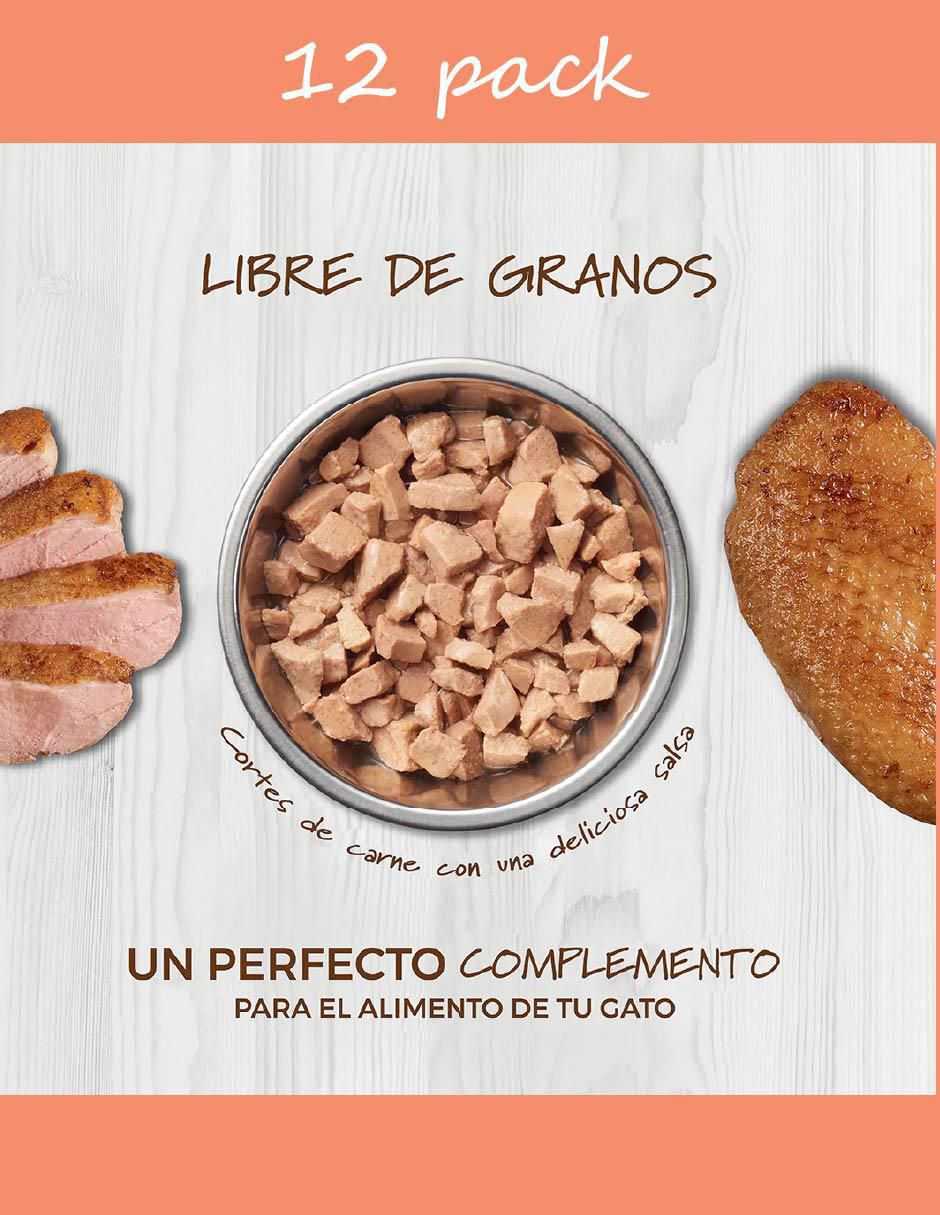 Alimento húmedo de Salmón para gato todas las etapas contenido 99 g 5