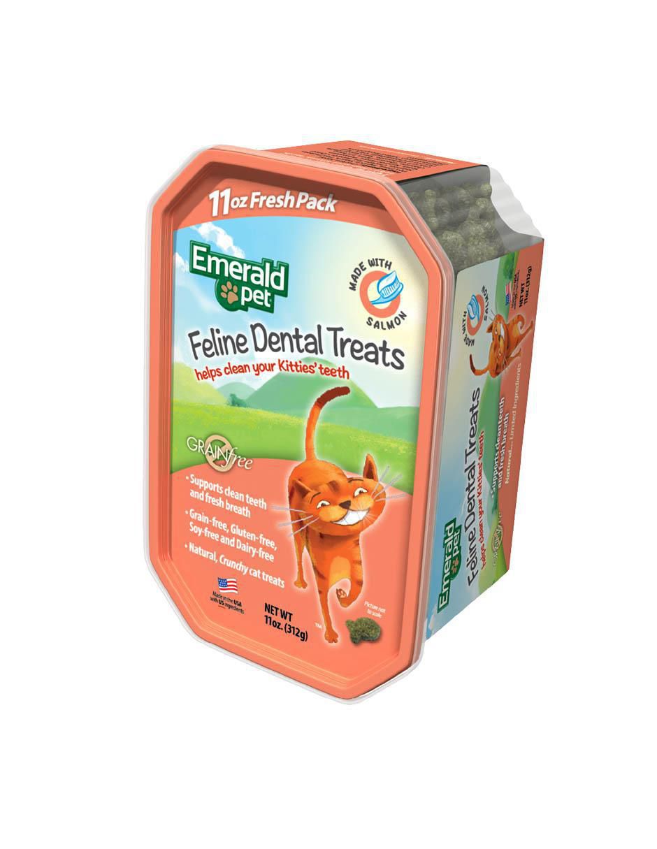 Premio de salmón cuidado dental para gato 312 g 3