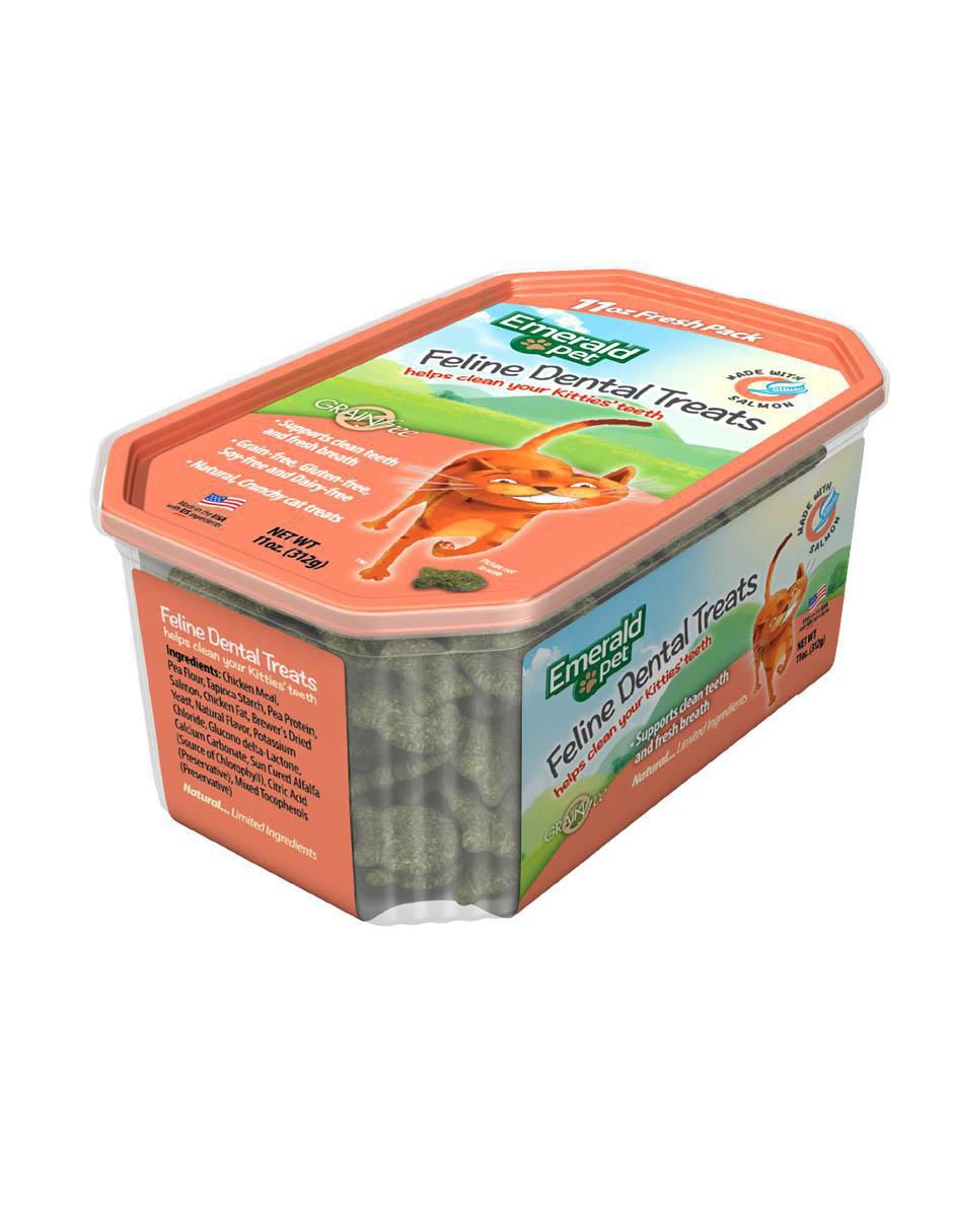 Premio de salmón cuidado dental para gato 312 g 4