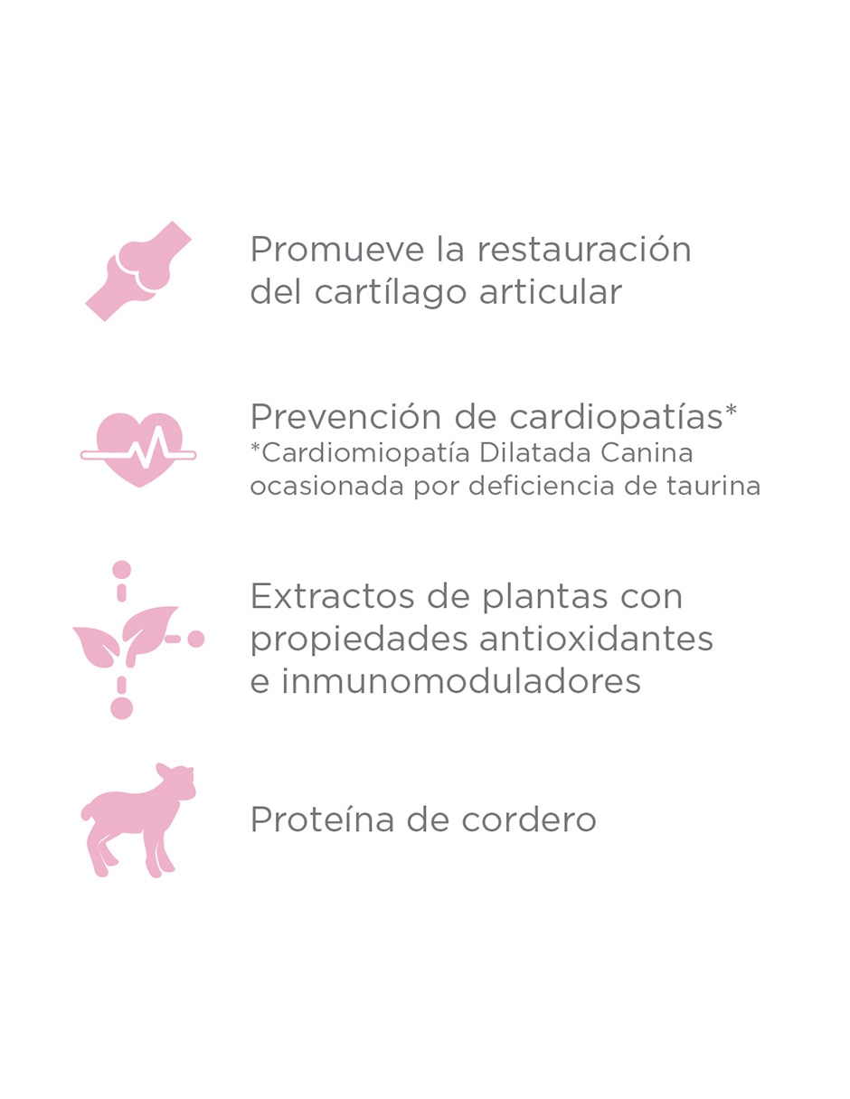 Croqueta de cordero para perro raza miniatura etapa senior contenido individual 3